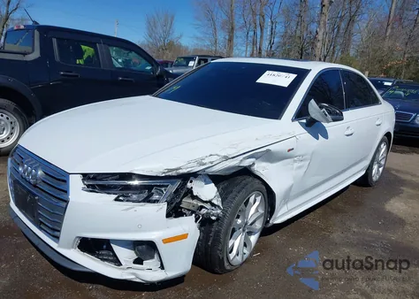 2019 Audi A4 45 Premium z USA, uszkodzony, nr VIN WAUENAF48KA020546